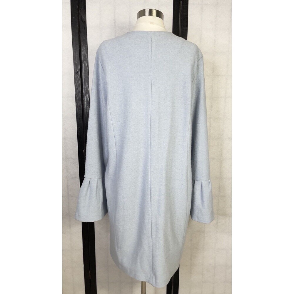 Nanette Lepore 100% Wool Long Bell Sleeve Coat. Size: L - Picture 3 of 8